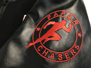 Blouson de baseball personnalisé de haute qualité en cuir avec fermeture éclair pour hommes - Product Image 6