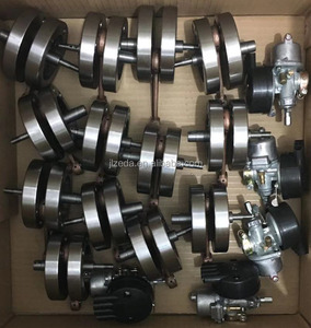 Zeda100cc động cơ Khoan 50mm động cơ xe đạp động cơ 2 chu kỳ đua xe đạp làm mát không khí zeda88 Muffler tự làm xe đạp - Product Image 6