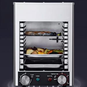 <span class=keywords><strong>Parrilla</strong></span> Eléctrica Comercial de Acero Inoxidable de Alta Temperatura con Volteo Automático para Asar Carnes - Product Image 4