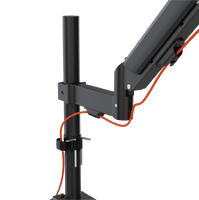 Soporte de Monitor Individual AUKI, Brazo con Resorte de Gas, Altura Ajustable, VESA 75x75/100x100, para 32 Pulgadas