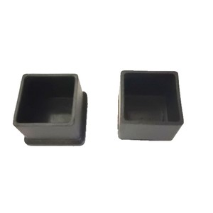 Leg Protection <b>Pad</b> Plastic Foot Plug 25x25mm Black Anti <b>Scratch</b> Furniture Leg Cover Tube Cap - Product Image 2