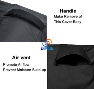 147*132*76cm Heavy Duty Patio rettangolare nero all'aperto impermeabile biliardino <span class=keywords><strong>gioco</strong></span> di calcio - Product Image 3