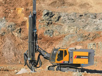 Foreuse pneumatique sur chenilles Kaishan KT15 de 25 m pour forage de puits, avec compresseur d'air, pour utilisation en surface au diesel