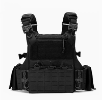 Gilet tactique modulaire (à libération rapide) durable, résistant aux déchirures, multi-poches, équipement d'entraînement pour la randonnée, le bushcraft, l'escalade et les sports