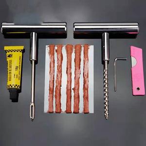 סט כלים לתיקון צמיגים טיובלס סט כלי תיקון צמיג אופנוע חשמלי תיקון מהיר של צמיג רצועת גומי רצועת ציפורניים גומי חמה - Product Image 4