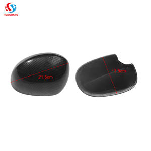 Pour Dodge Challenger 2010 2011 2012 2013 2020 couvercle de rétroviseur latéral en Fiber de carbone garniture de couverture de rétroviseur extérieur - Product Image 2
