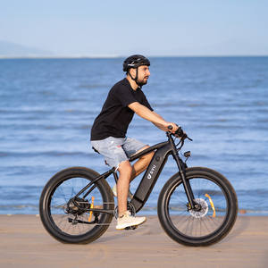 أفضل دراجة طريق كهربائية 26 بوصة 48 فولت شوكة من سبائك الألومنيوم الاتجاه الجديد أفضل الإطارات الدهنية Ebike للبالغين دراجة جبلية كهربائية - Product Image 3