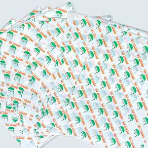 ZJPACK Oil Proof Custom Greaseproof Wax <b>Paper</b> Food Grade Burger Sandwich <b>Wrapping</b> <b>Paper</b> - Product Image 2