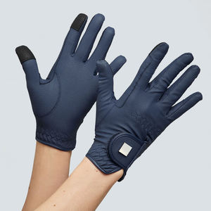 Guantes de equitación de cuero para hombre, estilo western, hechos a medida, al por mayor, transpirables, impermeables, antideslizantes y duraderos. - Product Image 1
