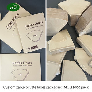 กระดาษกรองกาแฟแบบกรวย VVG สีธรรมชาติ ปรับแต่งได้ ใช้แล้วทิ้ง - Product Image 3