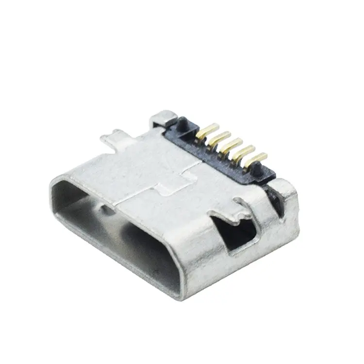 Usb Connector Price USB Connector Micro 5 Pin SMD USB Connector Female Part B Type Straight Edge Usb Socket