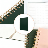 Carnet de notes, agenda, planificateur de haute qualité en gros, format A4 A5, couverture rigide, spirale, avec logo personnalisé