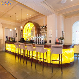 <span class=keywords><strong>Bancone</strong></span> <span class=keywords><strong>Bar</strong></span> Personalizzato per Pub e Ristoranti, <span class=keywords><strong>Bancone</strong></span> Commerciale per Casinò e Cocktail <span class=keywords><strong>Bar</strong></span>, <span class=keywords><strong>Bancone</strong></span> <span class=keywords><strong>Bar</strong></span> di Lusso in Pietra Traslucida con LED per Banchetti - Product Image 5