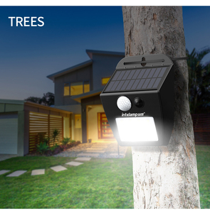 Intelamp Wireless Solar Garden Light <strong>Fence</strong> LED Outdoor Wall Lamp <strong>Security</strong> Lights Motion <strong>Sensor</strong> - Product Image 4