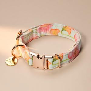 Collar Ajustable para Perro, Talla S, Elegante, Moderno y de Lujo, en Algodón Suave con Diseño Exclusivo Estampado, Cómodo y Personalizado - Product Image 1