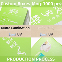 Boîte d'emballage écologique pour biscuits, design en tube en carton ivoire, pour les marques de céréales, de collations et de bonbons, avec logo imprimé
