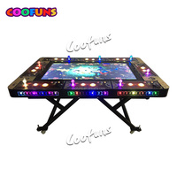 10 joueurs Machine de pêche Arcade Table de poisson pliante Dragon Slayer jeu de poisson avec armoire de jeu de pêche en métal