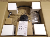 Kit de vélo électrique de haute qualité 250W 500W 20'' 26'' 27.5'' 700C avec écran LCD et batterie, pièces de vélo électrique DIY