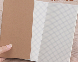 Wholesale Travelers <strong>Notebook</strong> Refill Insert Kraft Paper <strong>Lined</strong> Dot Grid <strong>Blank</strong> Custom Print Journal Diary Refillable OEM Bulk - Product Image 3