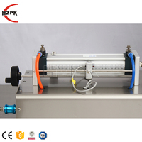 HZPK – machine de remplissage de pâte liquide à piston semi-automatique, bouteille de peinture cosmétique pour ongles, shampoing au miel