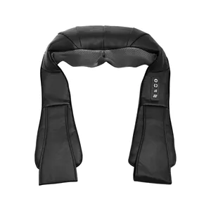 Cinturón de masaje de Boby Shiatsu 3D, rodillo de cuello y hombro de mano, chal masajeador