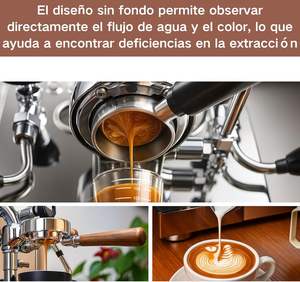 Portafiltro sin Fondo de 51/54/58 mm, 2/3 Orejas, para Cafetera Espresso - Product Image 3