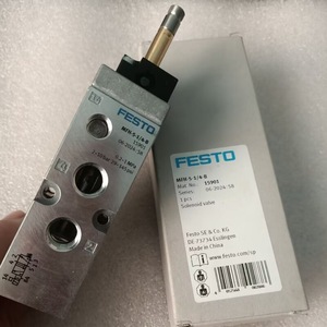 โซลินอยด์วาล์ว Festo รุ่น MFH-5-1/8-B 24 โวลต์ ดีซี แบบติดตั้งบนแผง สำหรับใช้งานในอุตสาหกรรม - Product Image 1
