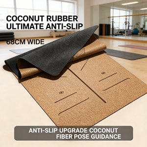 Tapis de yoga PU013 183cm antidérapant insonorisant épaissi absorbant les chocs 4,5mm d'épaisseur pour usage domestique et sportif avec logo - Product Image 2