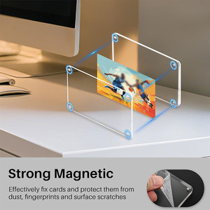 Estuche Magnético Acrílico para Exhibición de Cartas Coleccionables, Caja de Almacenamiento Transparente para Paquetes de Cartas TCG con Protección UV - Product Image 1