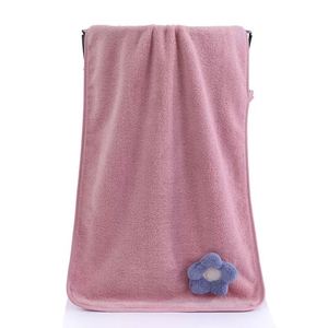 Serviettes à cheveux en microfibre corail épaisses et absorbantes pour femmes aux cheveux longs - Product Image 2