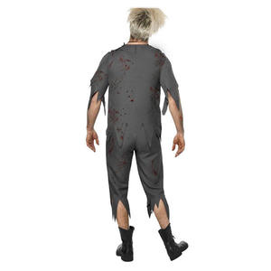 Disfraz de Zombi Personalizado para Hombre, Disfraz de Halloween, Disfraz de Estudiante Adulto Sangriento y Aterrador para Fiesta de Disfraces - Product Image 3
