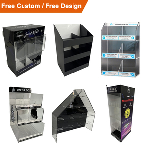 Tùy Chỉnh Acrylic Hiển Thị Đứng Hoa Bánh Kẹo Giày Ánh Sáng Hiển Thị Giá Bút Chủ Lưu Trữ Kệ Trường Hợp Quà Tặng Acrylic Hộp Với Nắp - Product Image 3