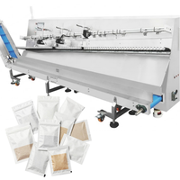 Machine de tri de sachets pour granulés, sacs de 145 à 290 mm, système d'agencement multi-axes servo avec rouleau de 29 mm