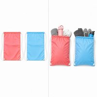 Sac à cordon personnalisé en polyester grande capacité, résistant à l'eau, réutilisable, sac de sport, sac de gym, vente en gros en vrac, directement de l'usine