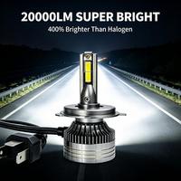 Phares LED de voiture SunRise Bullet PLUS 9004 12V 200W 20000LM 6500K IP68 Double Cuivre Canbus Plug and Play Adaptation Universelle