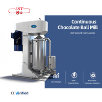 Moulin à billes vertical continu multifonctionnel en acier inoxydable 304 haute efficacité LST 3000 kg/heure pour chocolat