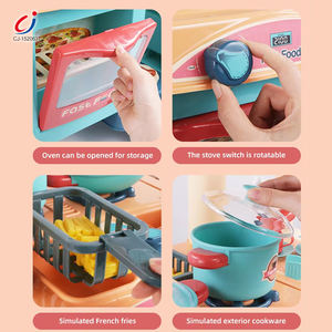 Chengji Nouveauté : Grand ensemble <span class=keywords><strong>de</strong></span> <span class=keywords><strong>cuisine</strong></span> <span class=keywords><strong>de</strong></span> <span class=keywords><strong>jeu</strong></span> <span class=keywords><strong>de</strong></span> simulation pour chef, avec chariot, pour jeux <span class=keywords><strong>de</strong></span> rôle préscolaires - Product Image 5
