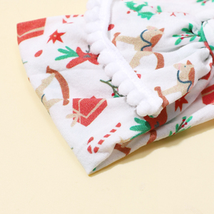 Nuevos accesorios navideños para el cabello para niños, diadema de nailon elástica de borde ancho, lazo para el pelo de bebé, <span class=keywords><strong>banda</strong></span> elástica para el pelo de bebé - Product Image 5