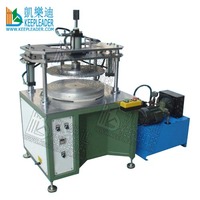 Machine à former les bords des boîtes à gâteaux en carton, à pression hydraulique, certifiée CE, pour la fabrication de contenants cylindriques en carton pour gâteaux