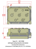 Contrôleur de moteur à induction AC étanche IP66 Kelly KAC-N Série Jaguar 36V-96V 140A-450A 1000W-10KW