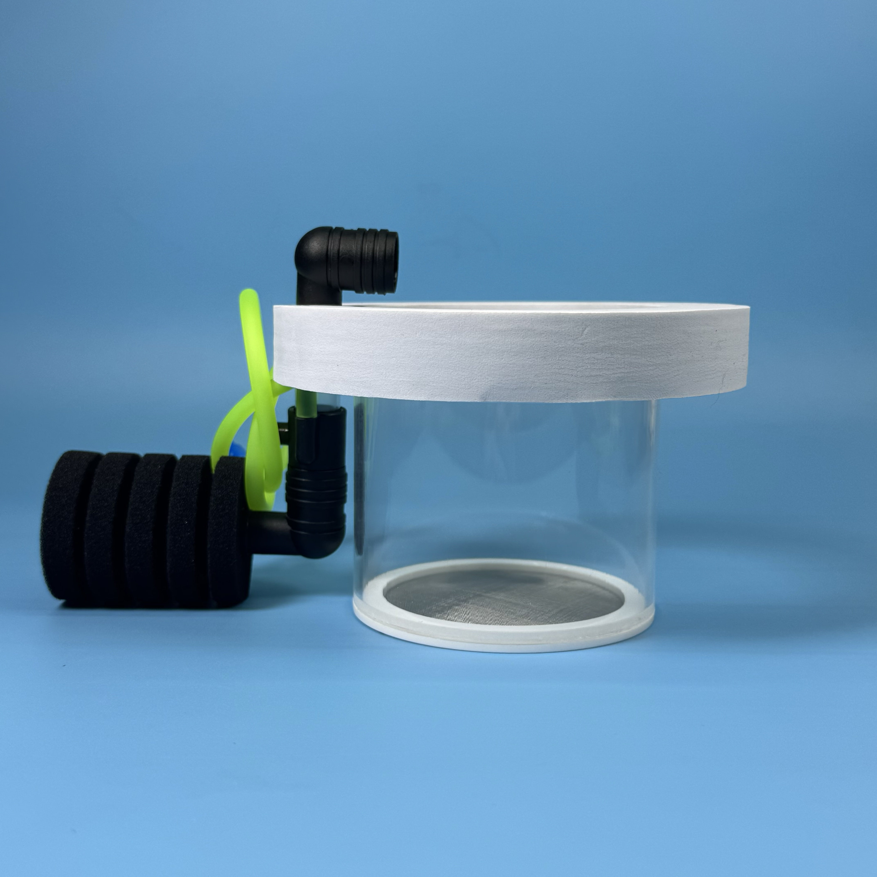 Boîte d'isolation circulaire 10 cm - Élévation pneumatique avec éponge à eau.