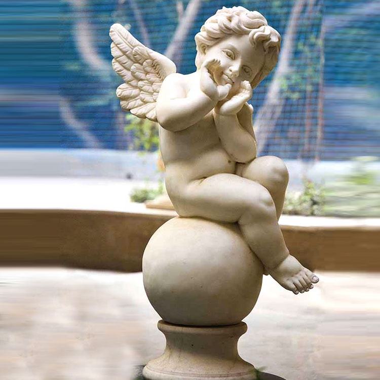 ベースに手彫りのかわいい大理石の赤ちゃんの天使の像| Alibaba.com