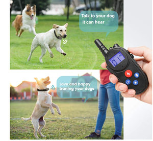 Großhandels preise Wiederauf ladbare regens ichere Rinde Electric Remote Dog Training Collar Pet Training Device - Product Image 5
