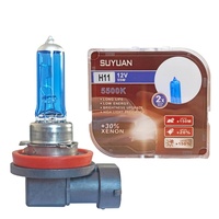 Jeu d'ampoules de voiture SUYUAN super blanc 12V 55W 5500K H11 de bonne qualité