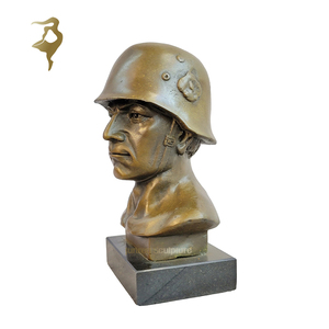 Personalizado metal artesanía latón <span class=keywords><strong>Cristiano</strong></span> <span class=keywords><strong>Ronaldo</strong></span> cabeza estatua busto esculturas - Product Image 3