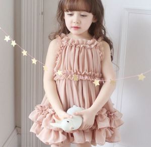Venta al por mayor en línea Lovely Design Party Chiffon Princess Children Girl Dress - Product Image 1