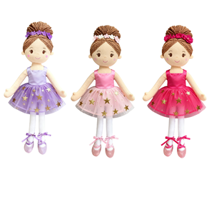 Super morbido nuovo carino stracci bambola danza principessa trapunta PP cotone pieno regalo per bambini per ragazze che ballano Ballerina - Product Image 1