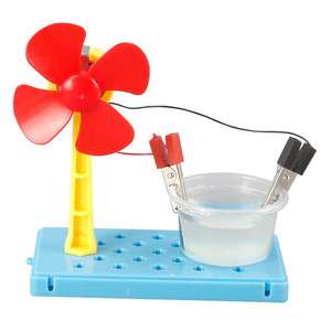 Experimento Científico para Niños, Generación de Energía con Agua Salada, Ventilador de Plástico de Nueva Energía para Armar, Modelo de Física T-S16 - Product Image 5