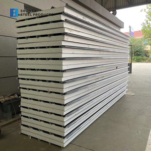 Giá tốt nhất <span class=keywords><strong>EPS</strong></span> Sandwich Bảng điều chỉnh xây dựng mái tường phân vùng dễ dàng cài đặt phòng sạch thanh lọc thép XPS bọt đá len - Product Image 1