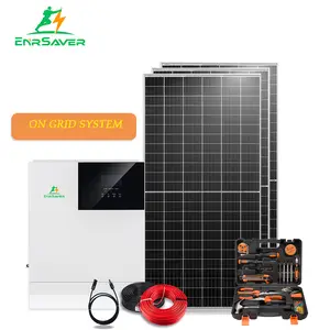 high efficiency off grid hybrid solar power system custom or standard golden supplier 5k solar system